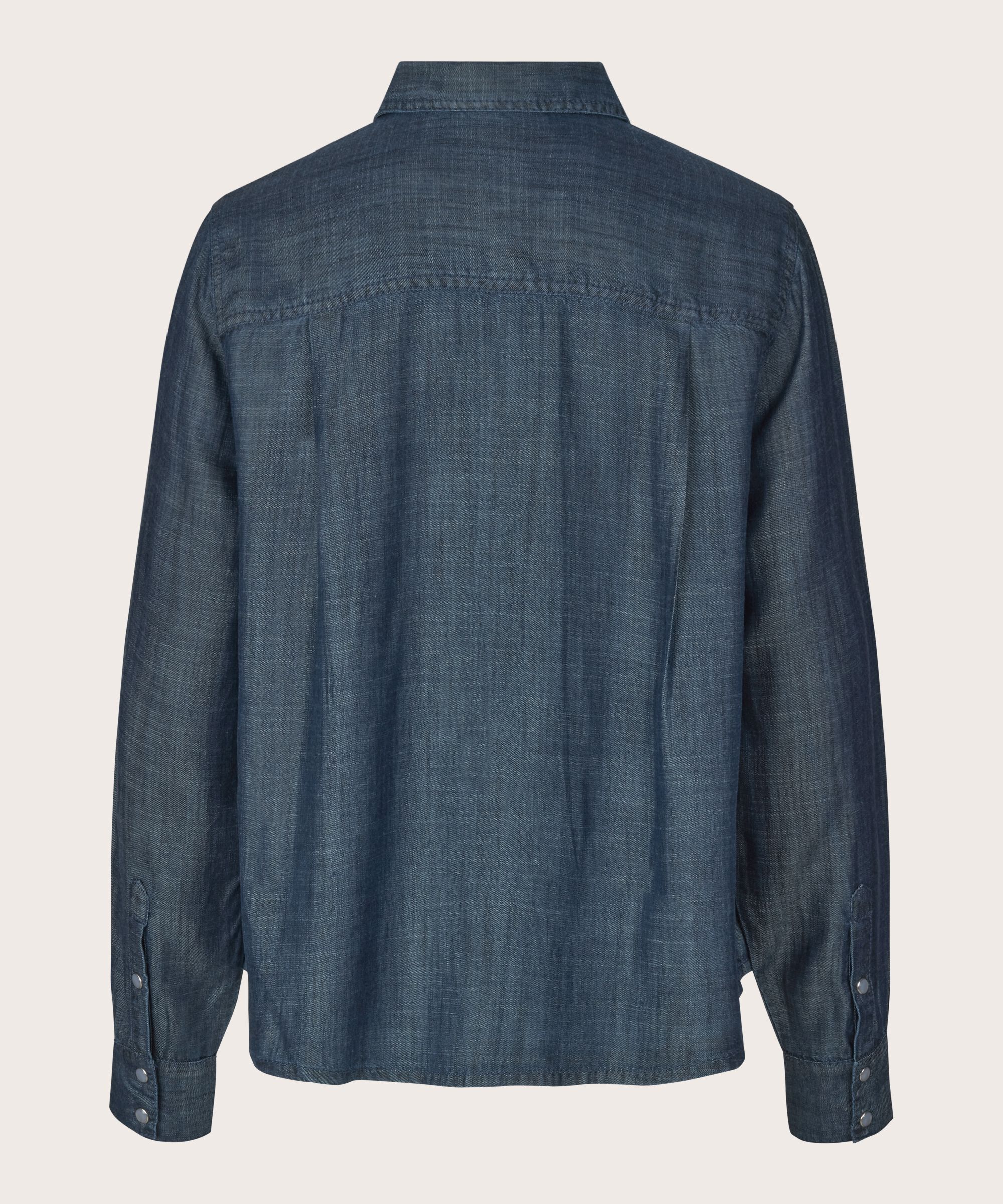 Idala Hemdbluse, Blue Denim