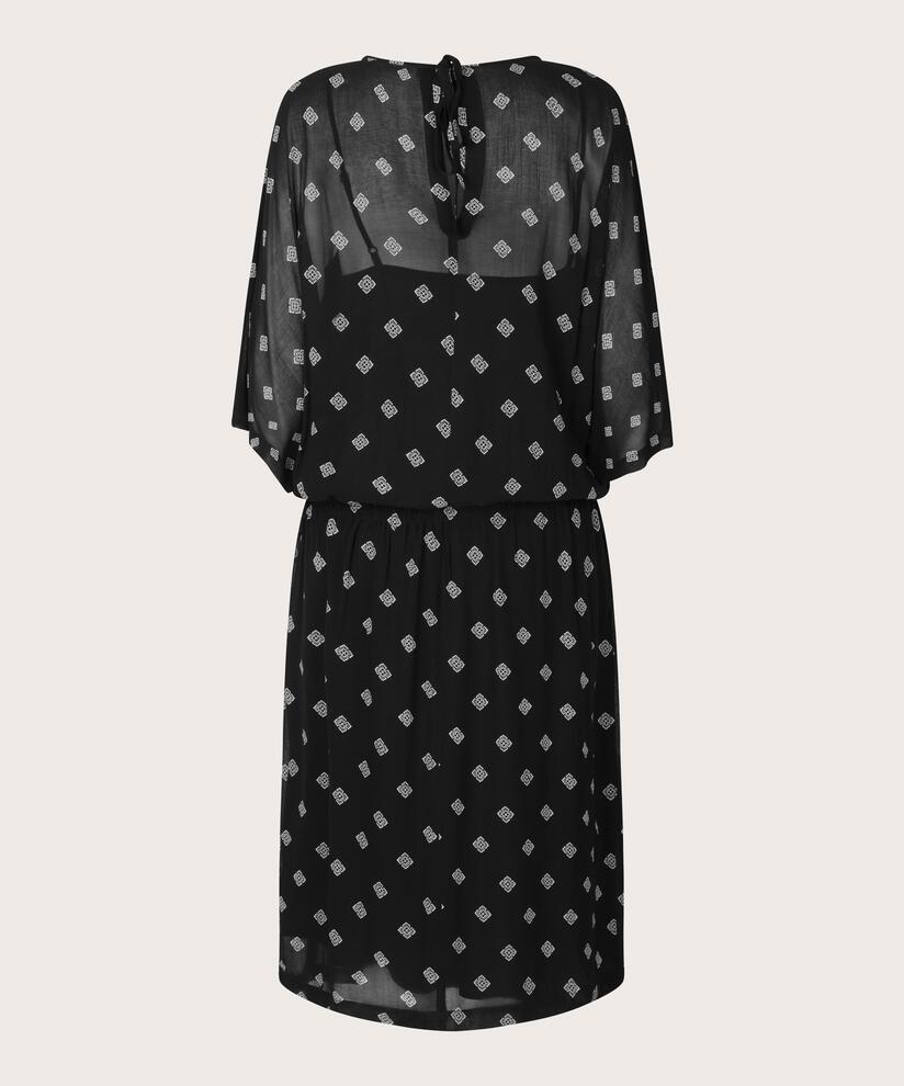 Noué Kleid , Black