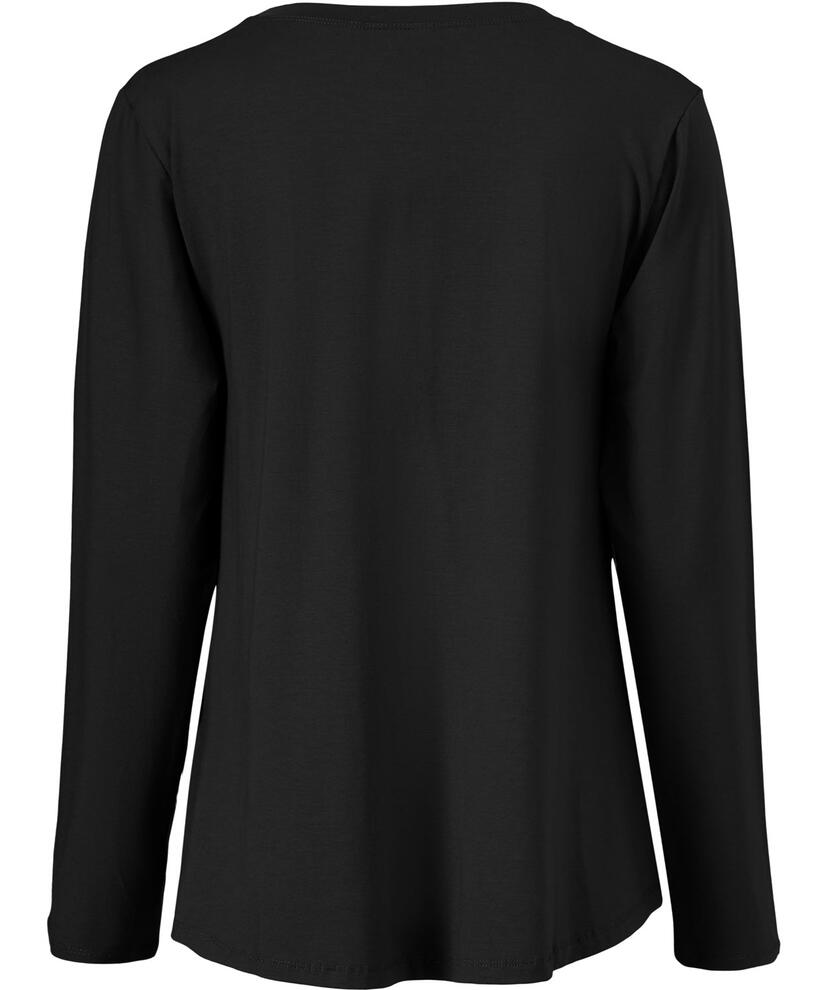 Shirt Mit Rundem Hals, Black