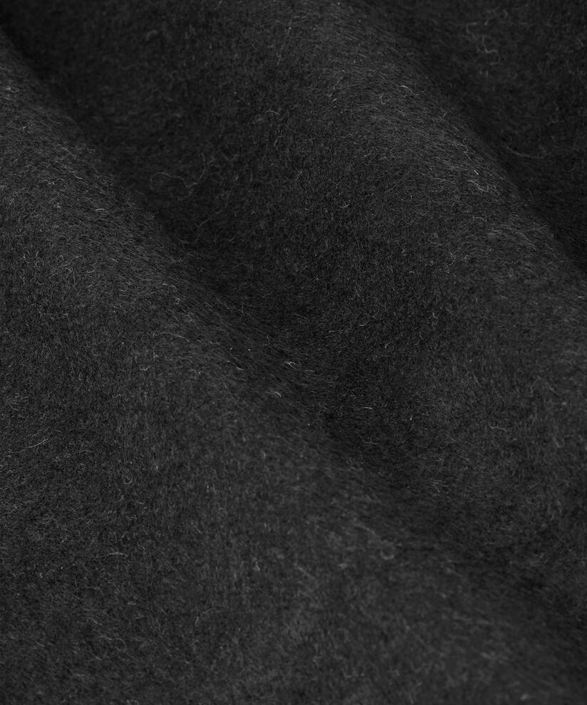 Tora Wollmantel, Black/m.grey.m