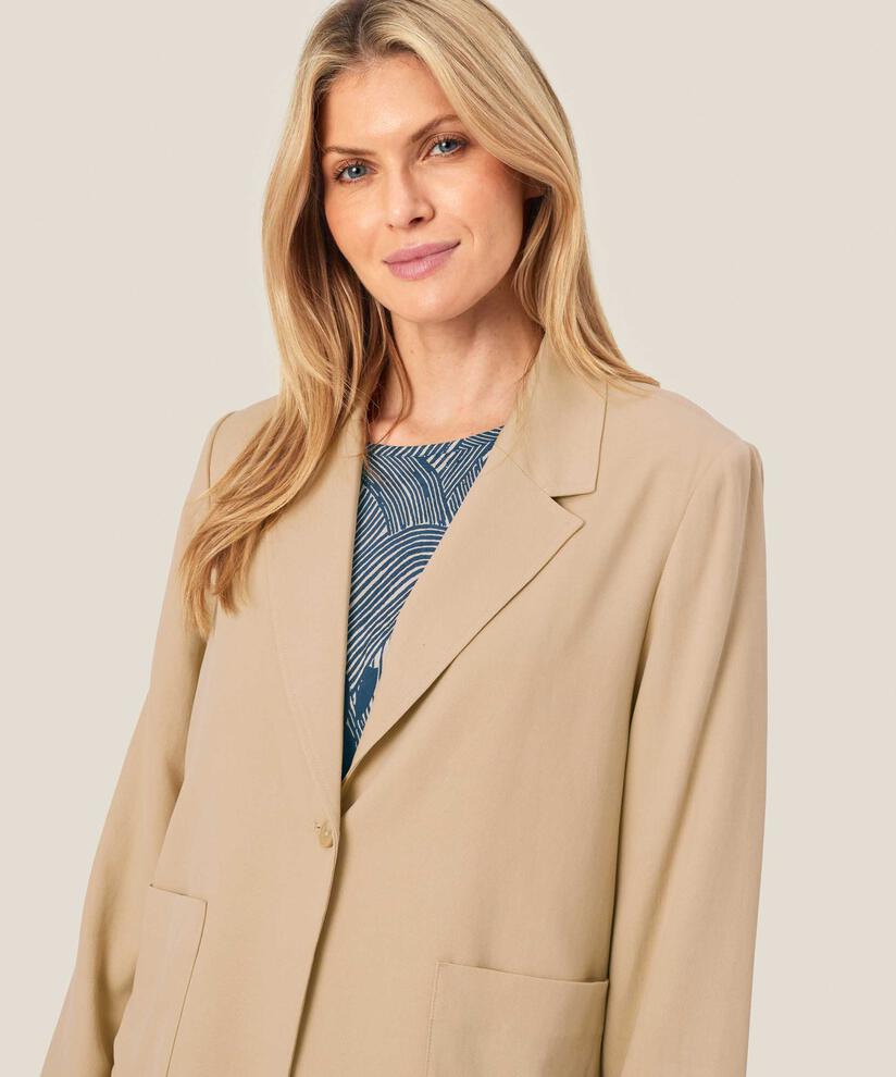 Blazer mit Gummizug auf der Rückseite, Safari