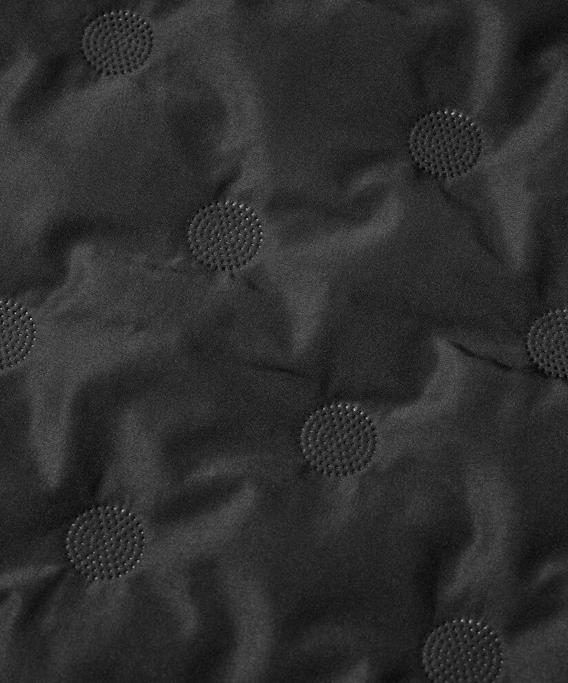 Steppweste mit Druckknopfverschluss, Black