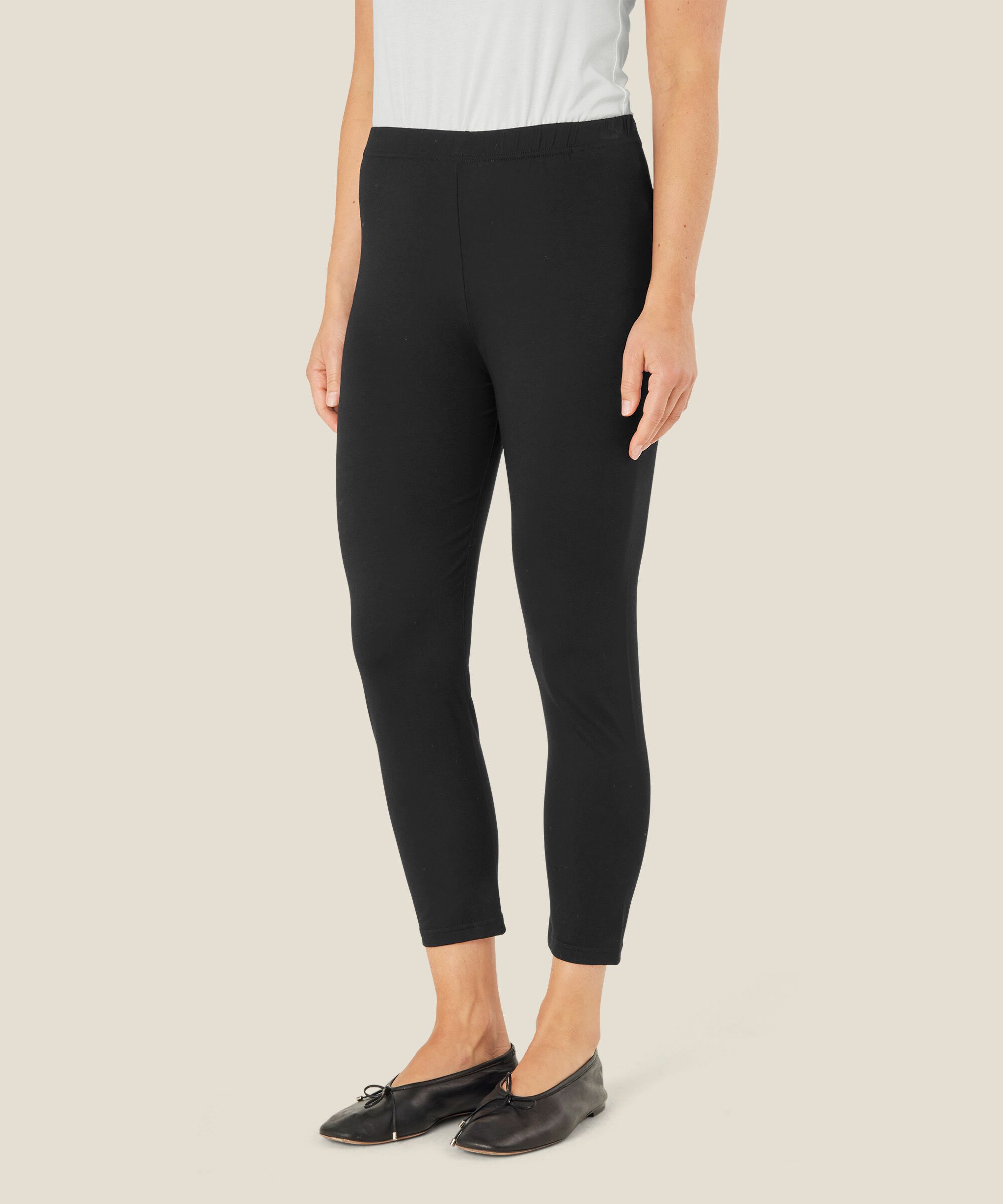 Weiche Jersey-leggings, Black
