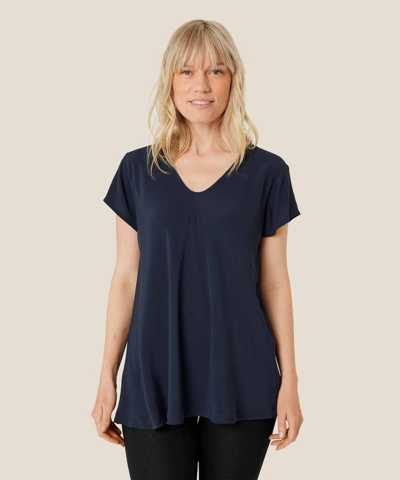 KALLO BLUSE, Navy, hi-res