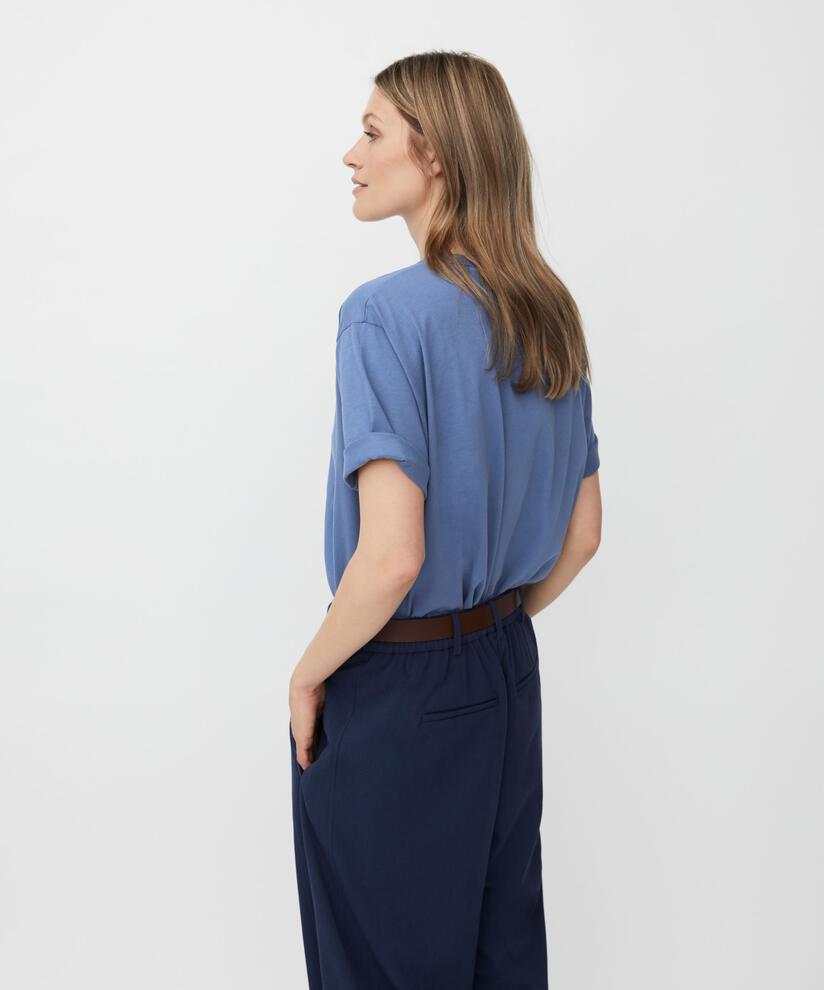 T-shirt Mit Rundhals, Bijou Blue
