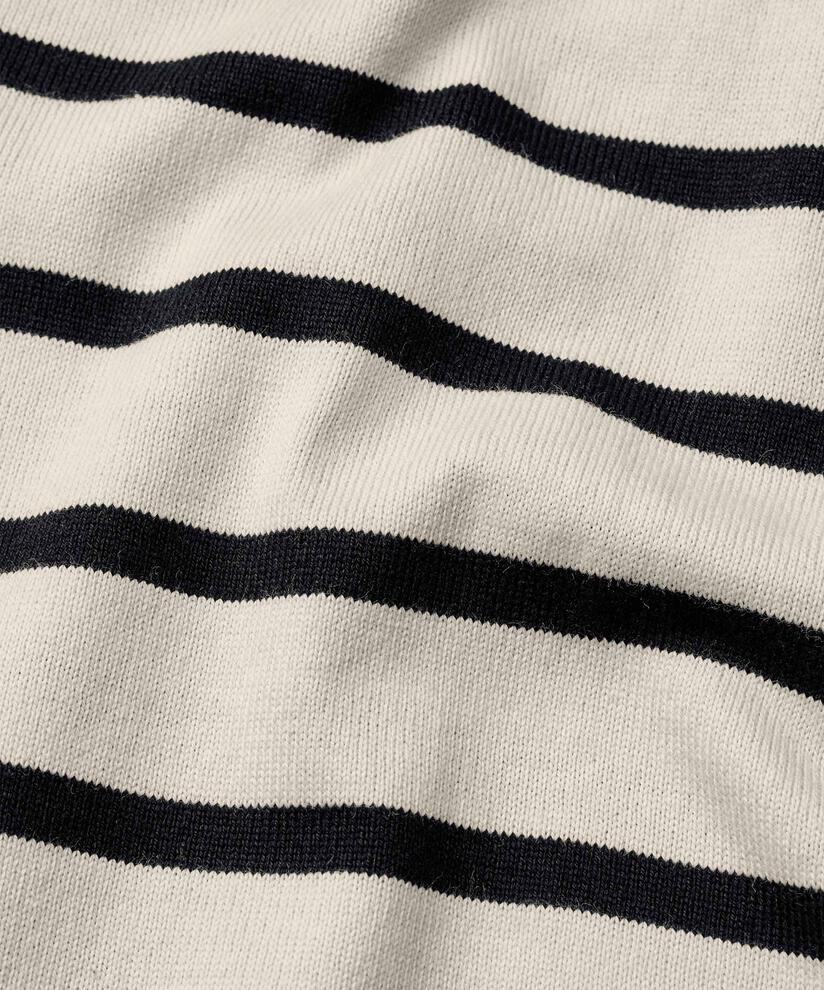gestreiftes Jerseykleid mit Rundhalsausschnitt, Whitecap