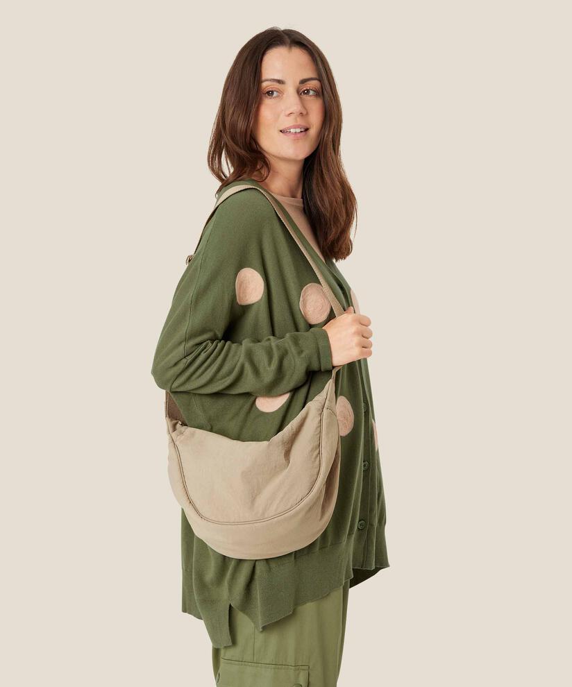 Tasche mit verstellbarem Schultergurt, Roast Cashew