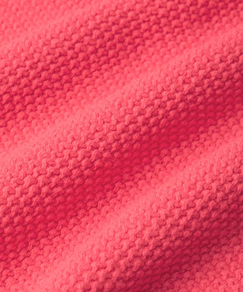 Rollkragenpullover aus Baumwollmischung, Calypso Coral