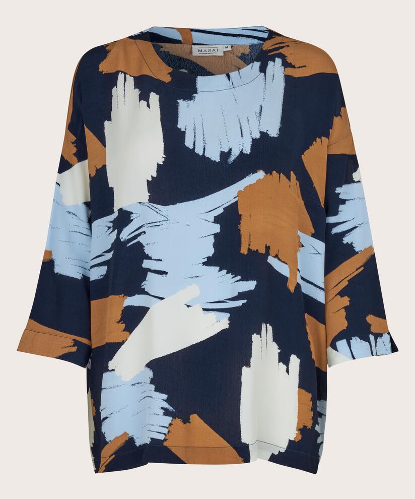 Becca Bluse, Maritime Blue