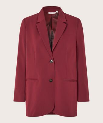 Blazer Mit Revers Und Knöpfen, Tawny Port