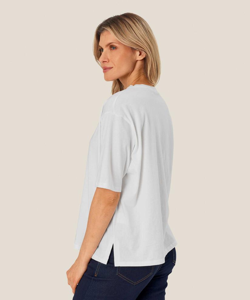 T-shirt Mit Rundhals, White