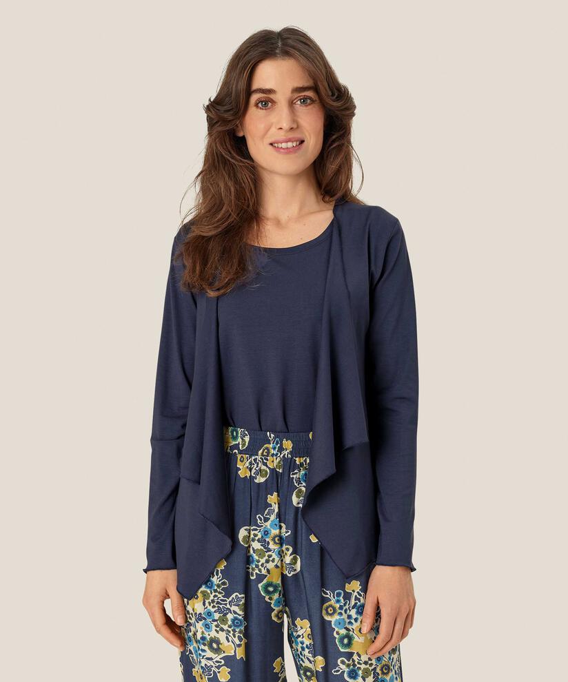 Offener Jersey-cardigan, Mood Indigo