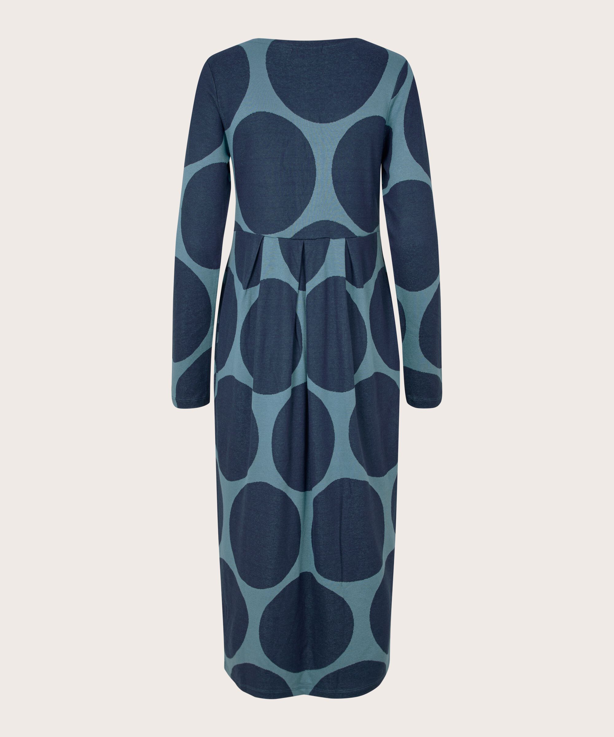 Tulpenkleid Aus Jersey Mit Knöpfen, Proven Blue