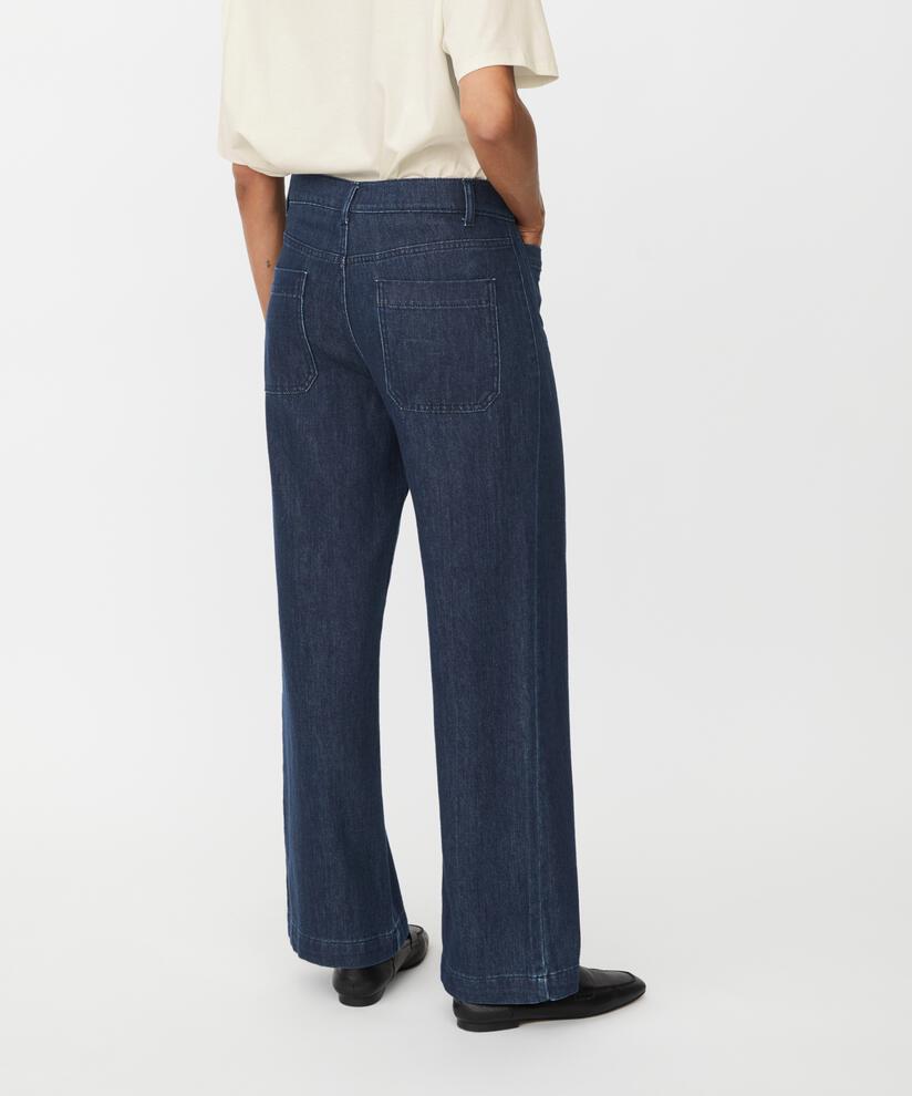 weiche Jeanshose mit Glitzer, Dark Denim