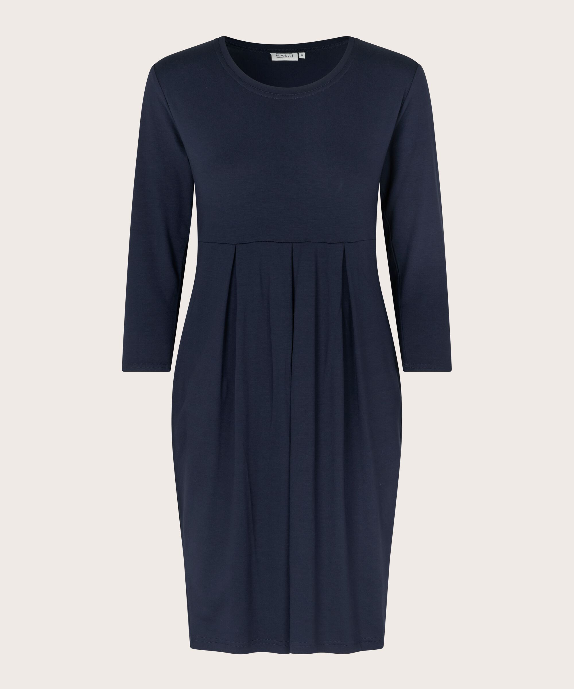 Tulpenkleid aus Jersey, Navy
