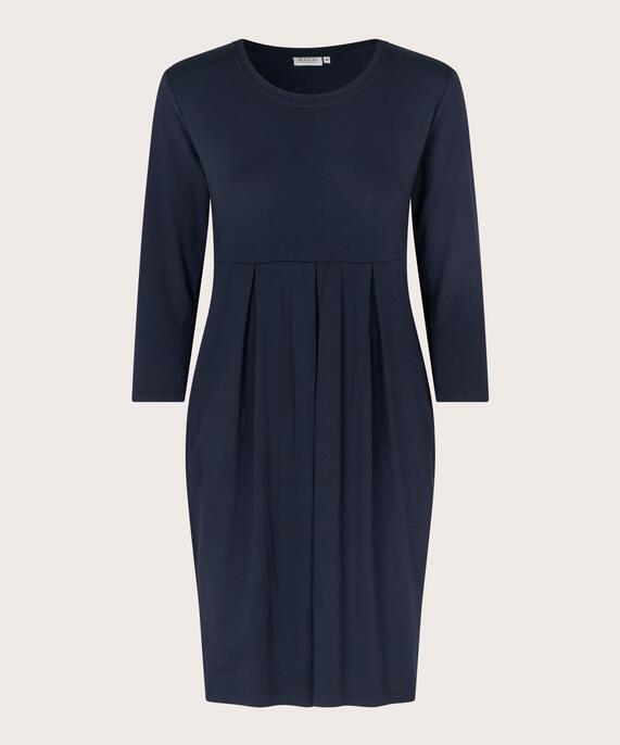 Tulpenkleid aus Jersey, Navy