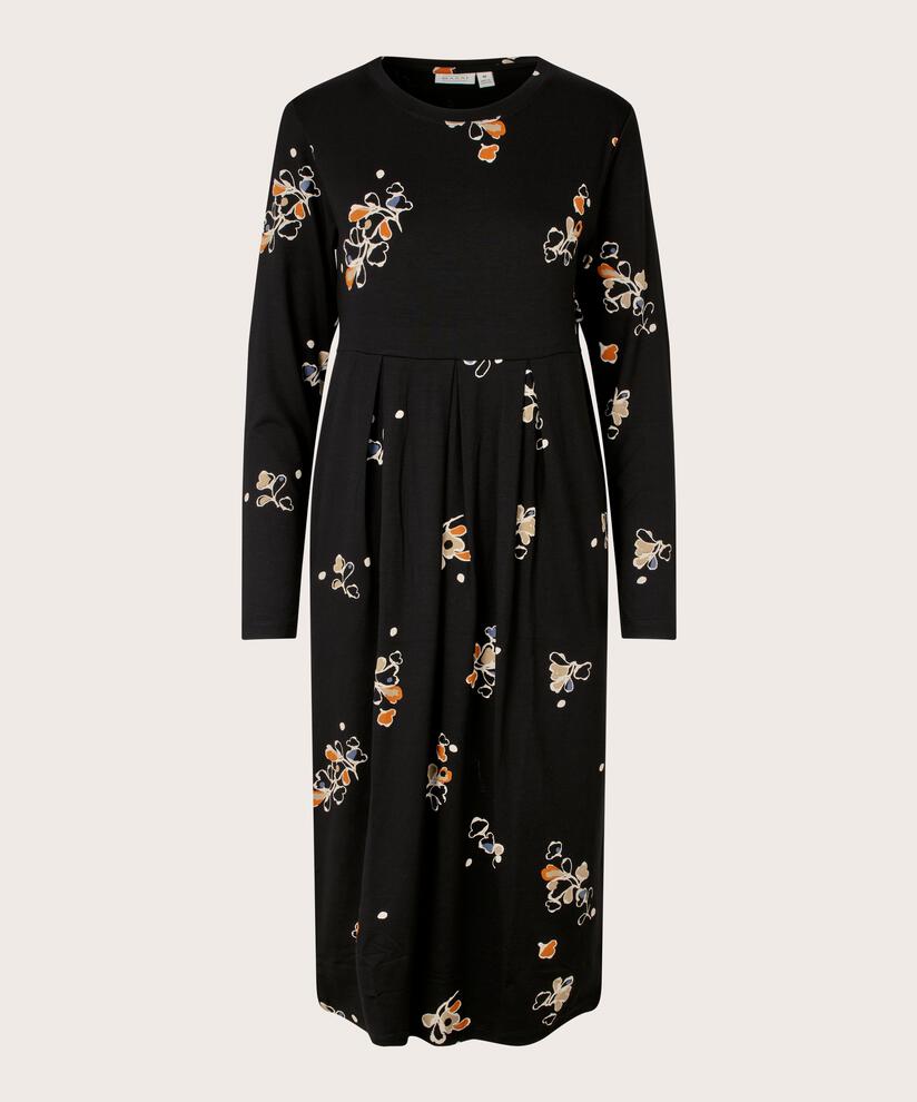 Tulpenkleid Aus Bedrucktem Jersey, Autumnal