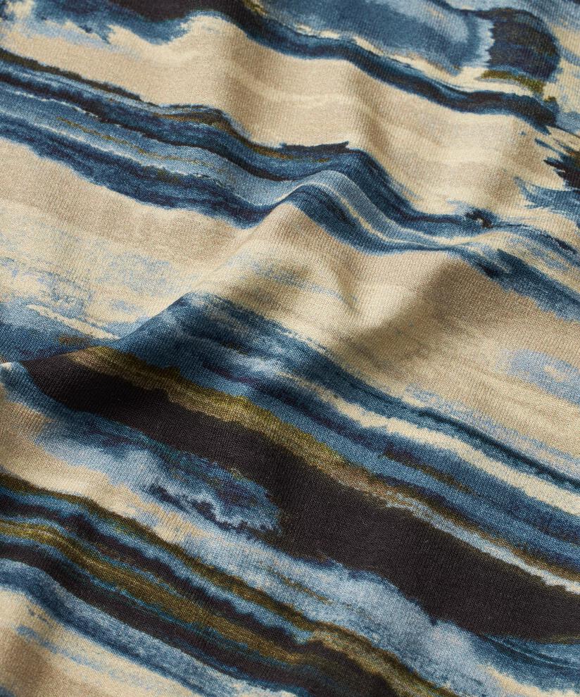 Shirt Mit Rundem Hals, Blue Fog