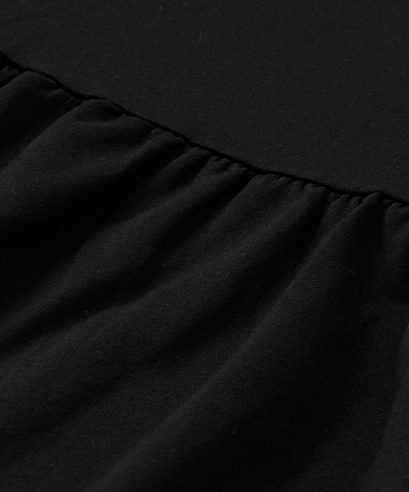 Weiches Jersey-Top mit Fledermausärmeln, Black