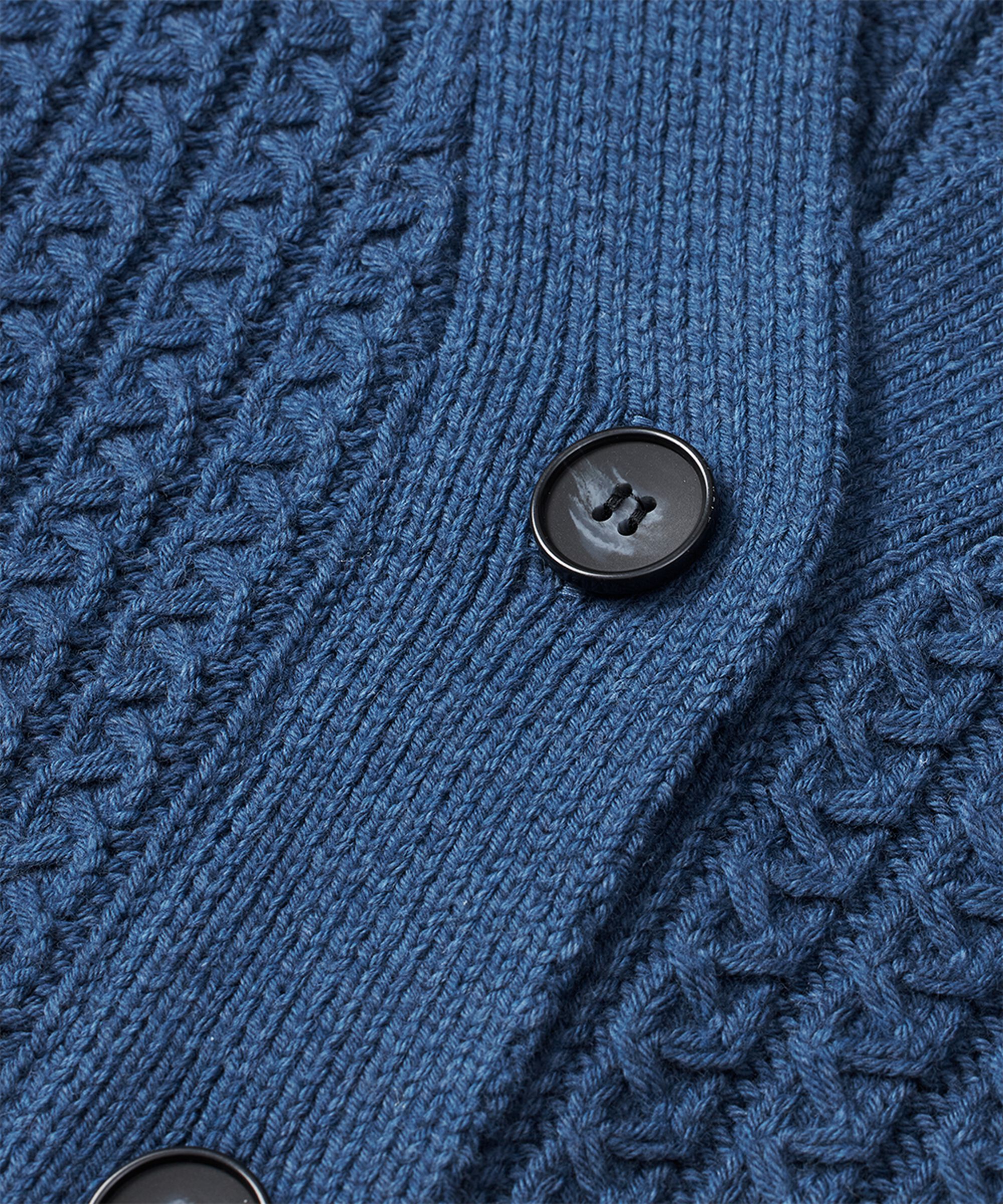 kurze Weste mit Strickmuster und Knöpfen, Sargasso Sea