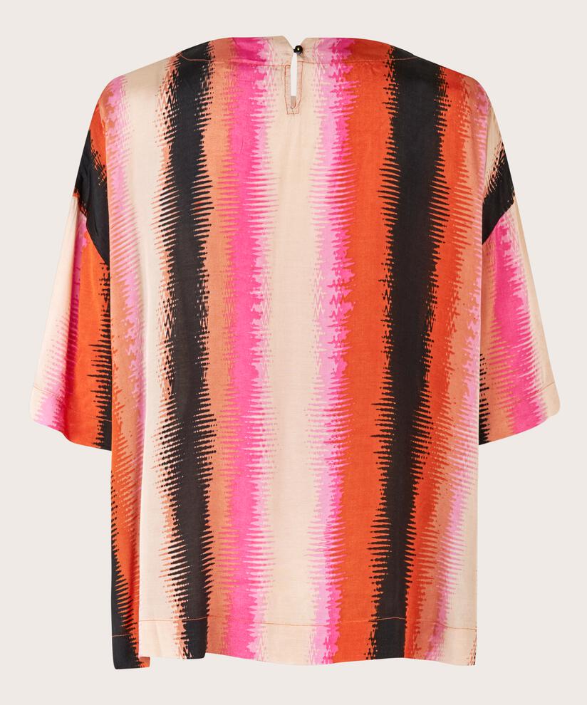 Viskose Bluse mit kurzen Ärmeln, Tigerlily