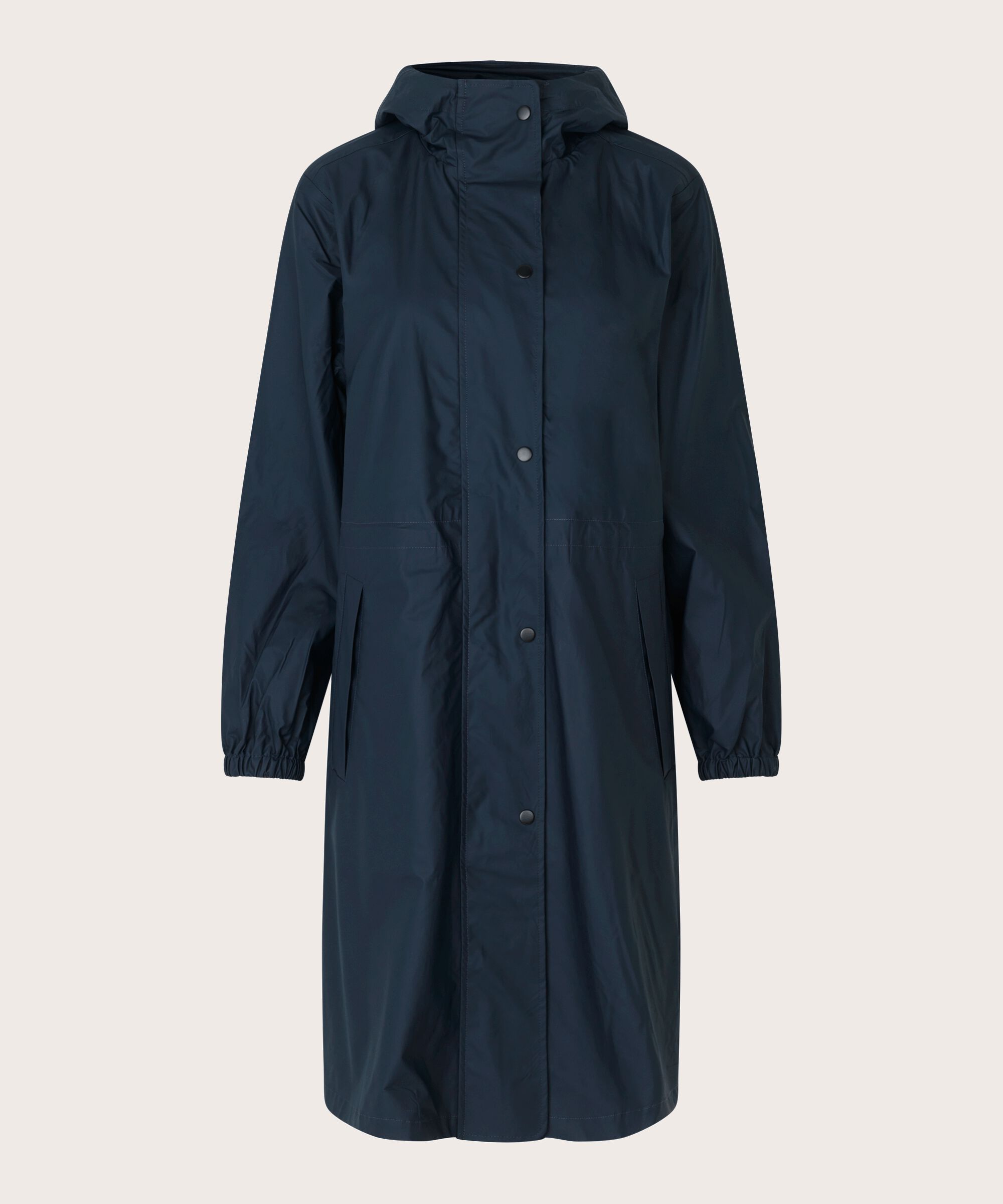 Regenmantel mit Kapuze, Navy