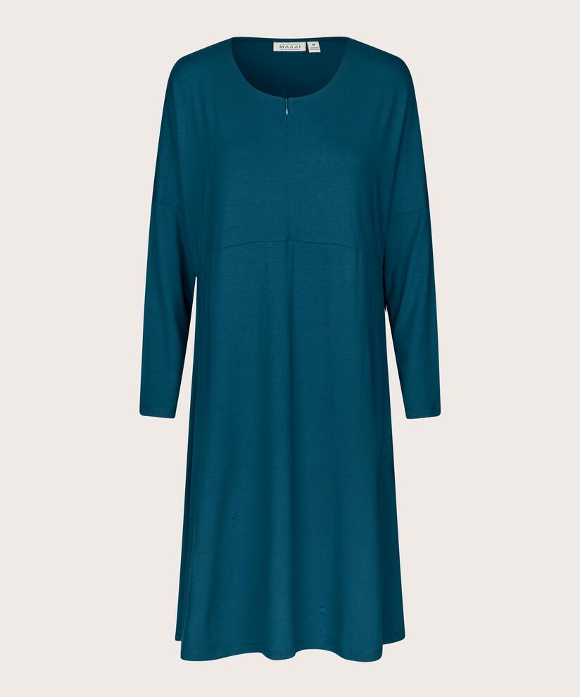 Jerseykleid mit Reißverschluss am Hals, Reflect Pond