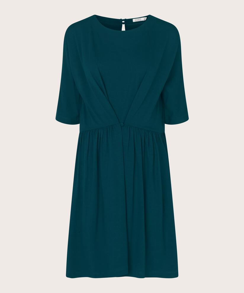 Jerseykleid mit Knopfdetail vorne, Reflect Pond