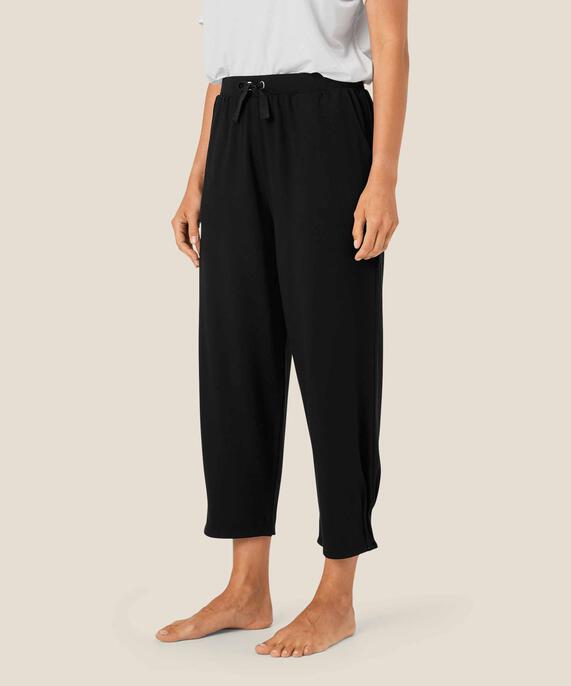 Jogginghose aus weichem Jersey, Black