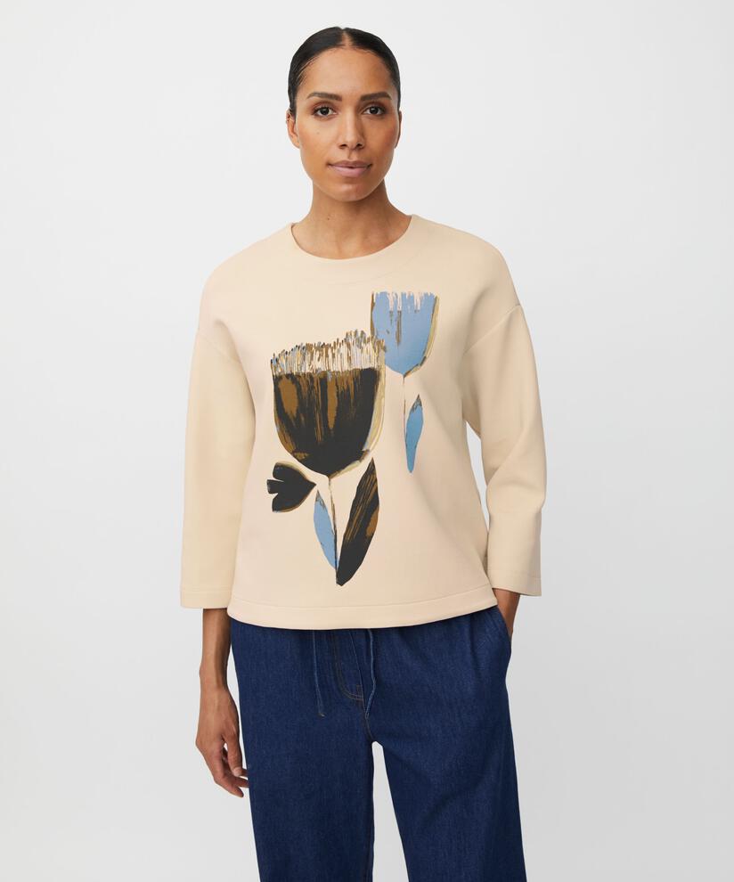 Weiches Sweatshirt Mit Aufdruck, Fog