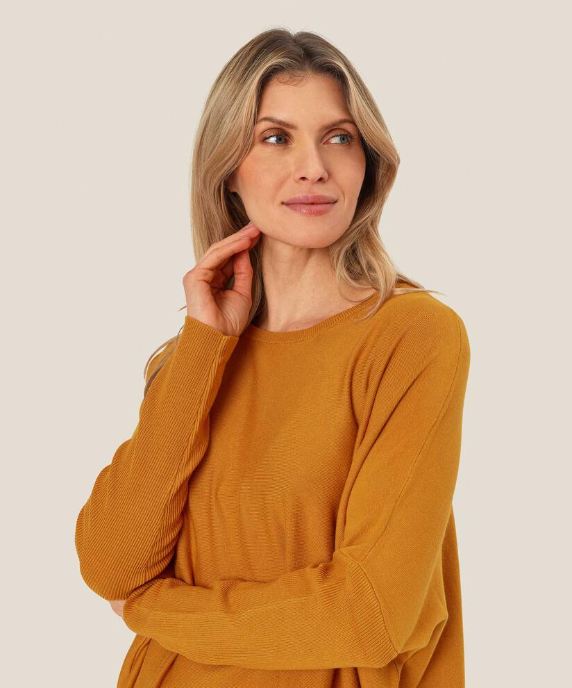 Oversize-pullover Mit Schmalen Ärmeln, Inca Gold