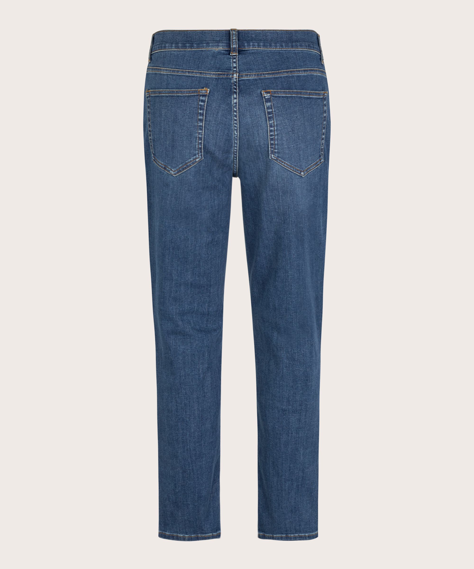 Stretchjeans mit schmalen Beinen, Basic Denim