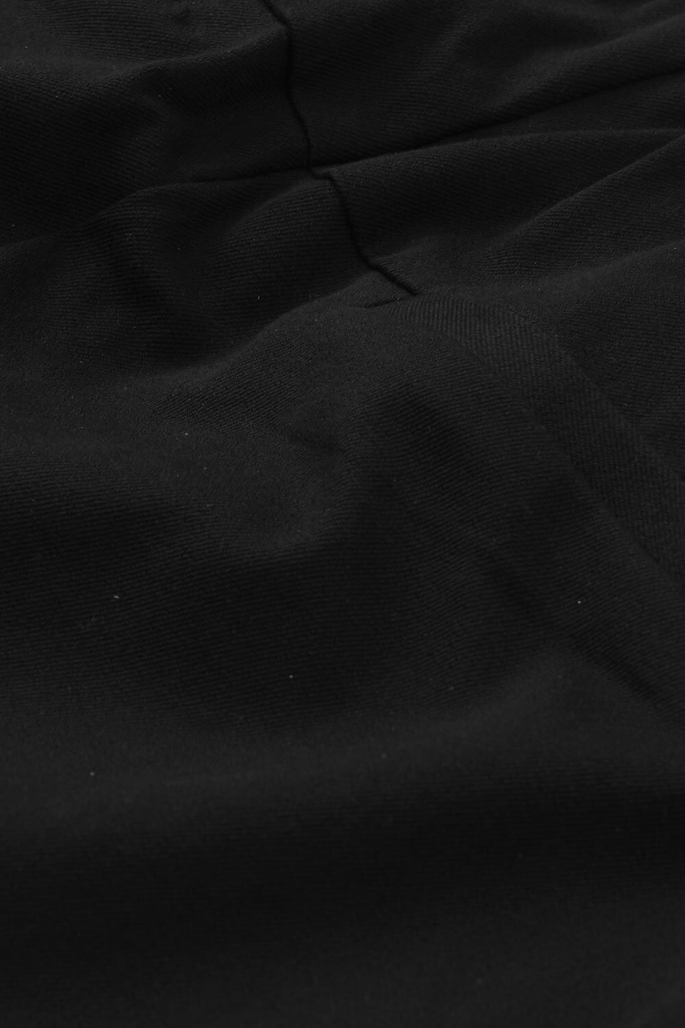 Eng anliegende Hose aus Baumwollstretch, Black