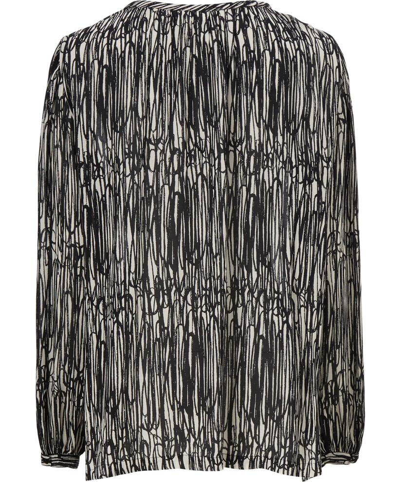 IVA HEMDBLUSE, Black