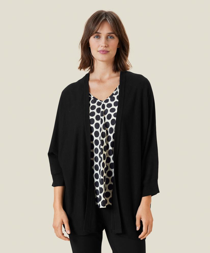 LIVIA CARDIGAN, Black, hi-res
