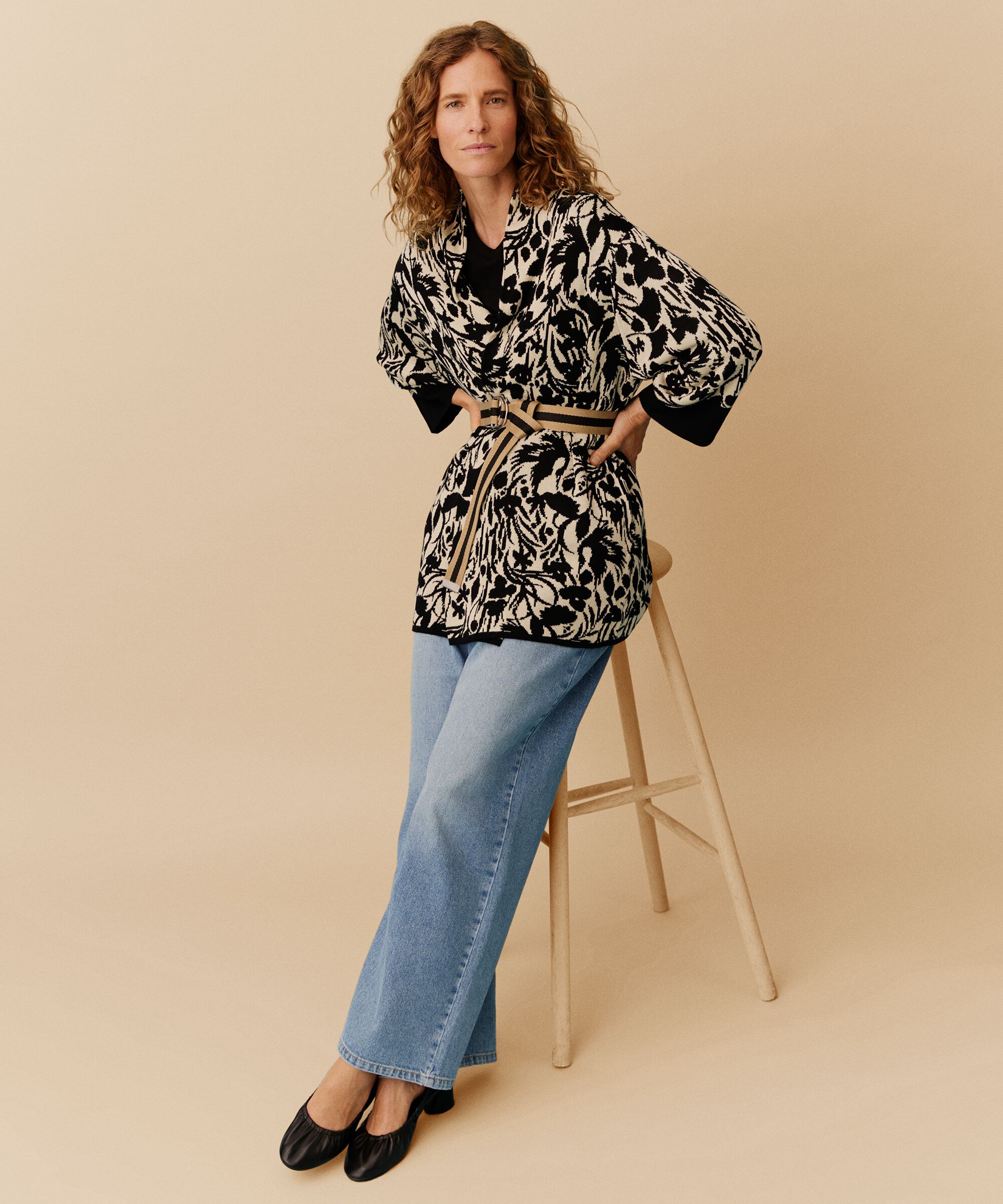 Jeans Mit Stretch Und Weitem Bein, Light Denim