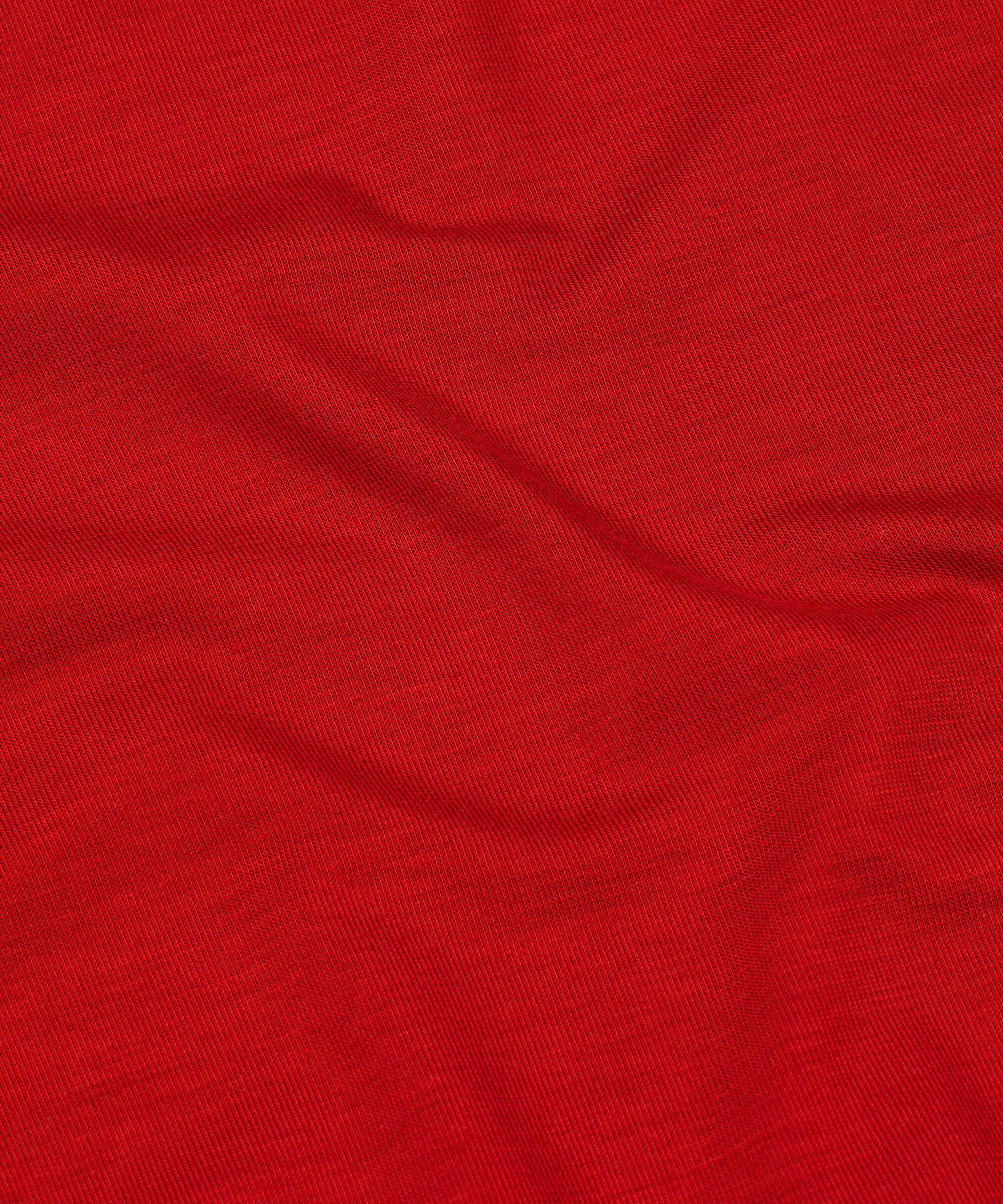 Rollkragenbluse Aus Weichem Jersey, Red Dahlia