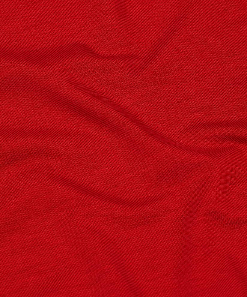 Rollkragenbluse Aus Weichem Jersey, Red Dahlia