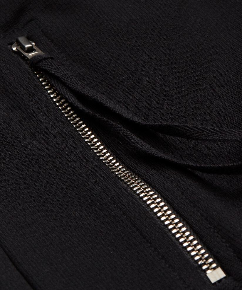 Jerseyhose mit elastischem Bund, Black