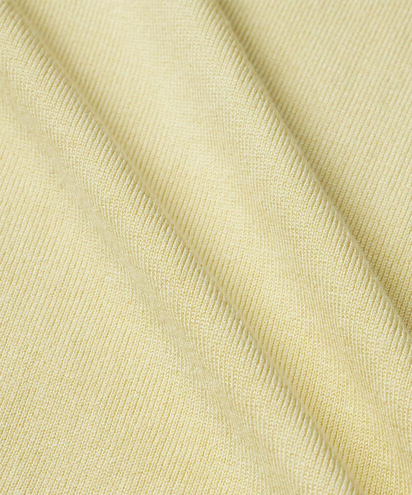 Kurzärmliger Strickpullover mit Rundhalsausschnitt, Hay