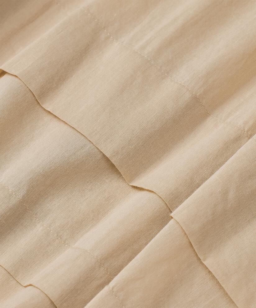 Leichte Baumwolltunika mit Bindebändern am Hals, Safari