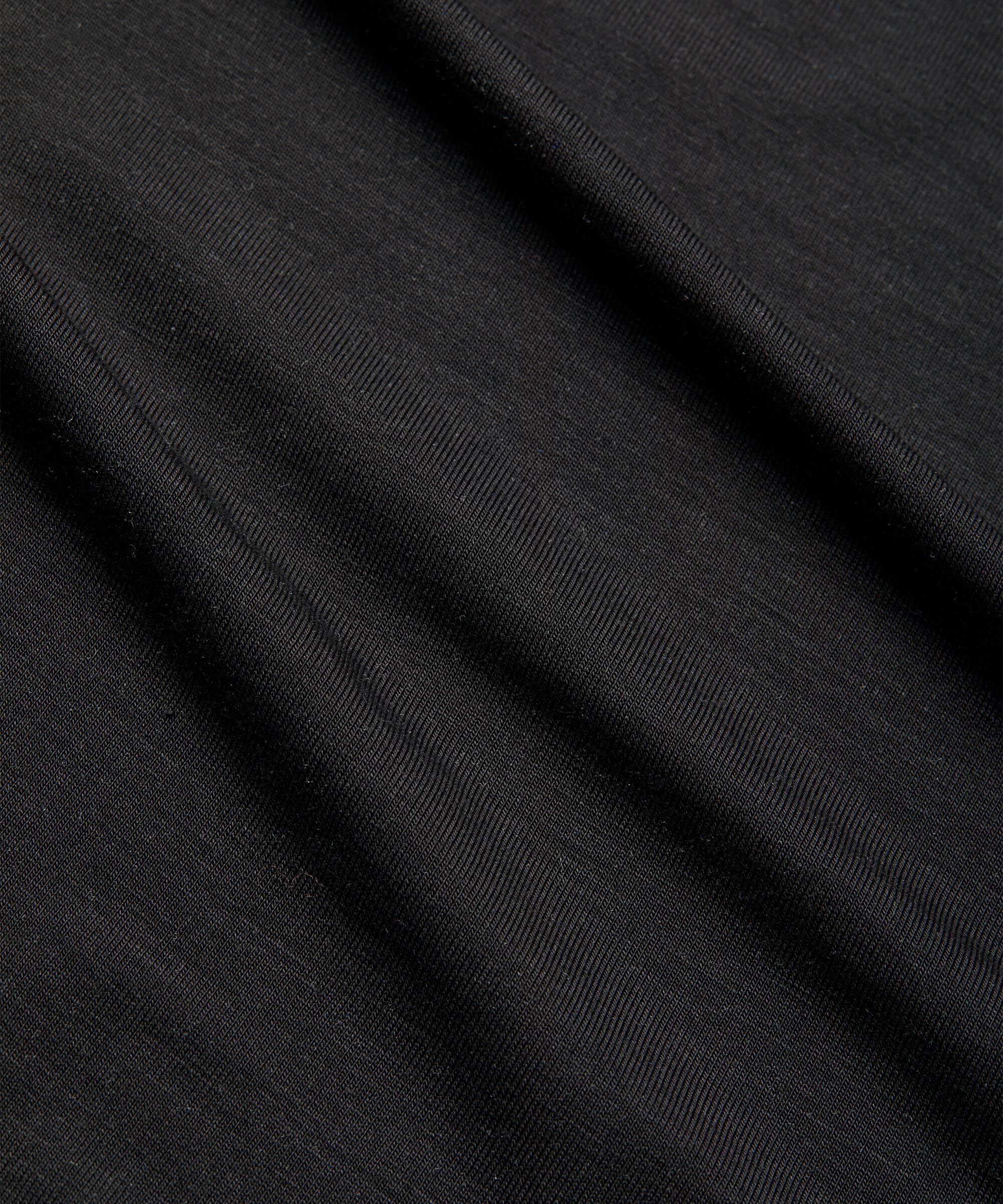 Dünnes T-Shirt aus Lyocell, Black