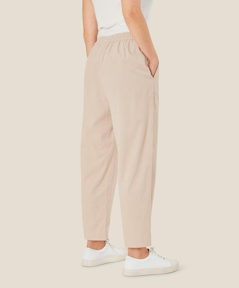 Cordhose mit Bundfalten vorne, Silver Cloud
