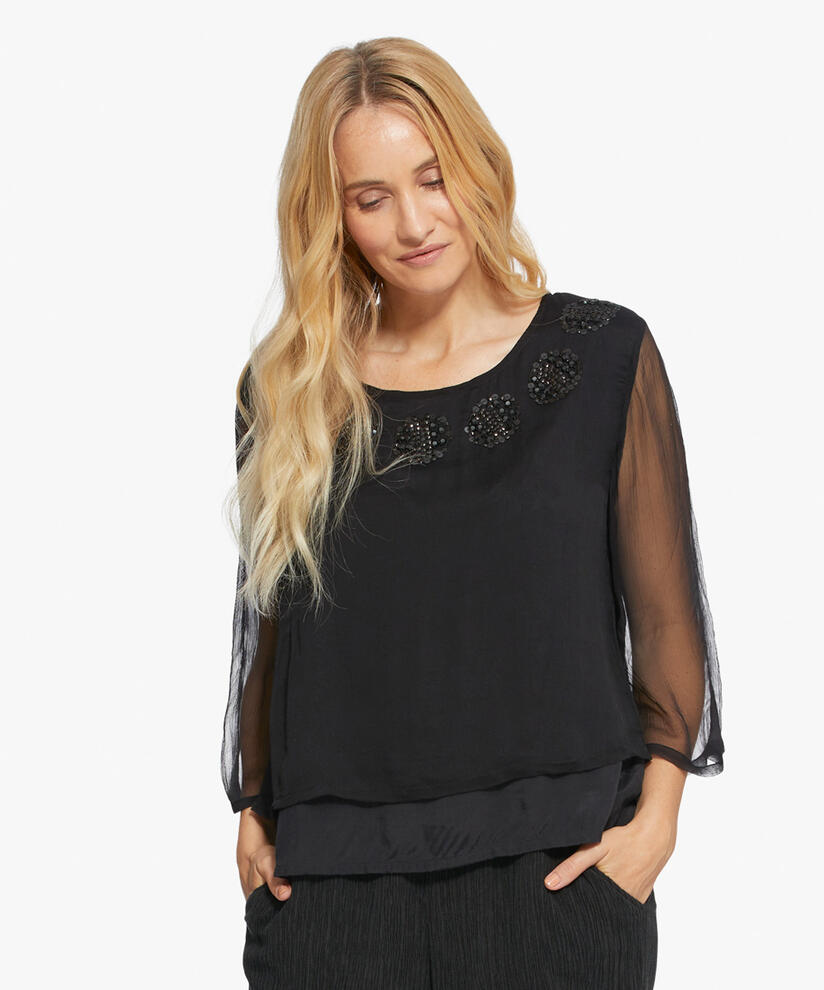 BRYNHILD SHIRT, Black