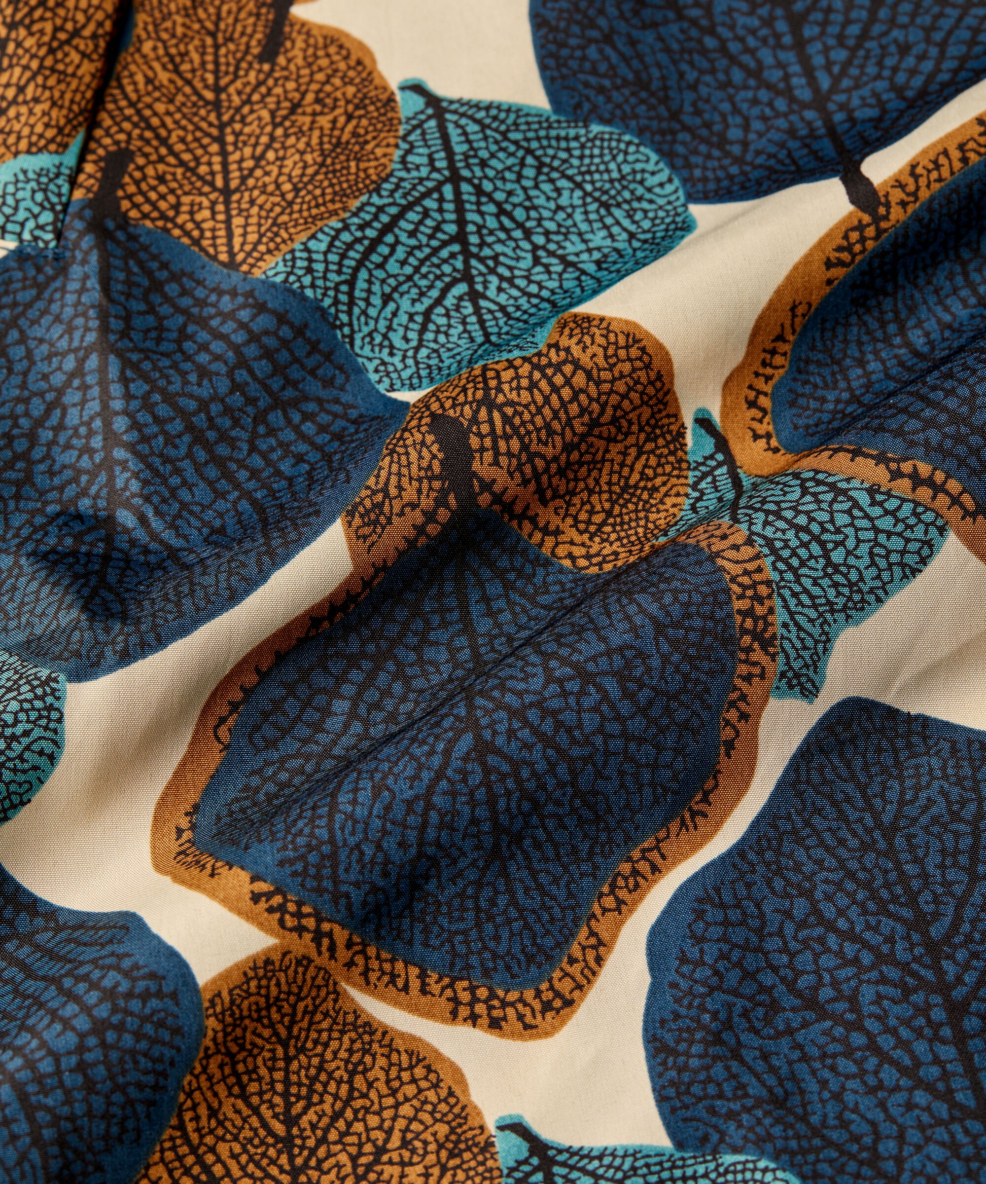 gemusterter Regenmantel mit Kapuze, Moonlit Ocean