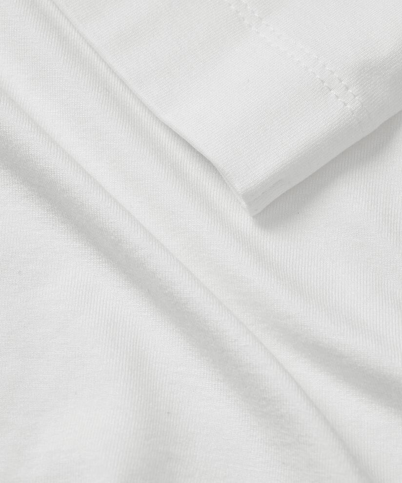 Weiches Jersey-top Mit Langen Ärmeln, Cream