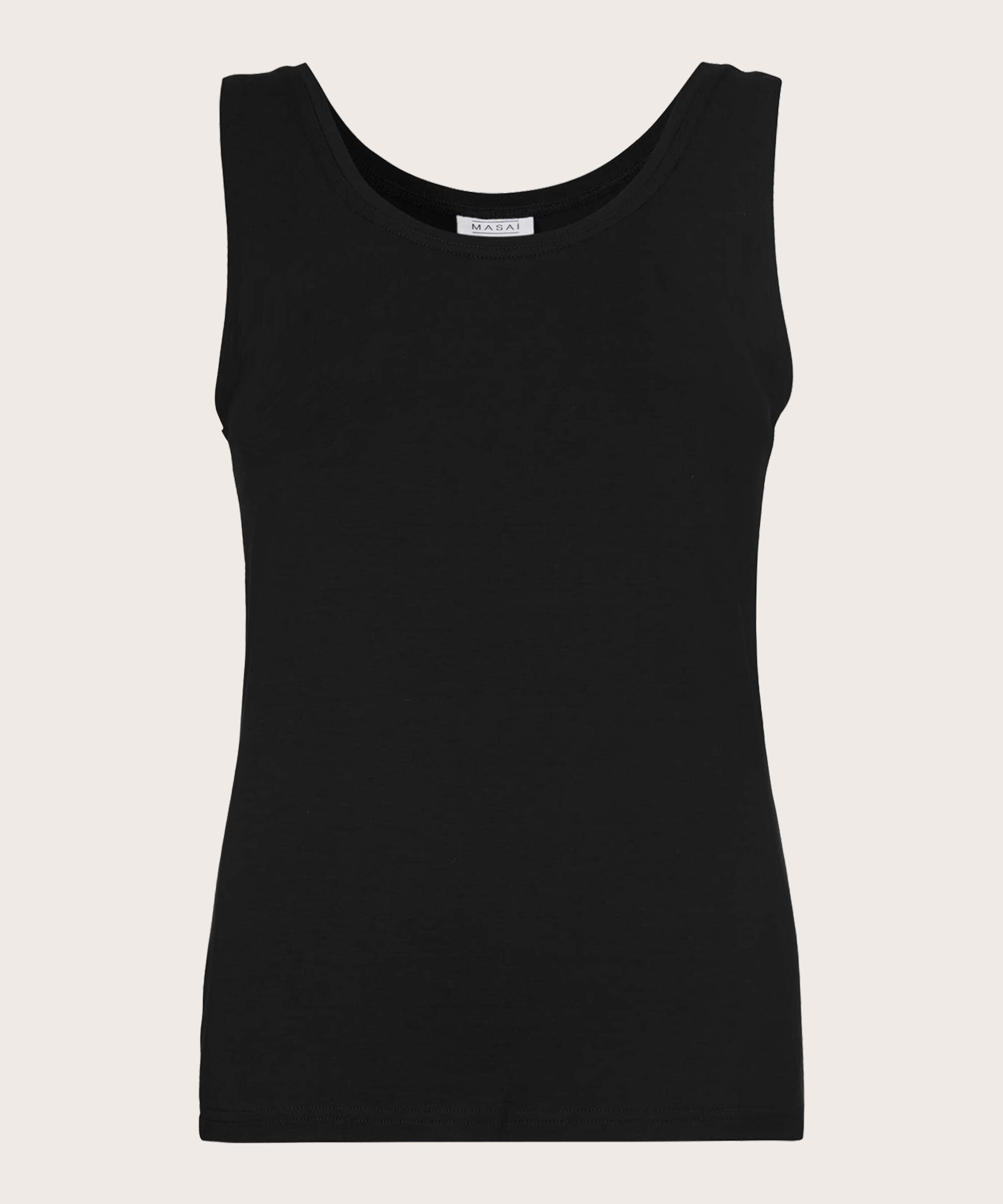 weiches Jersey-Tanktop, Black