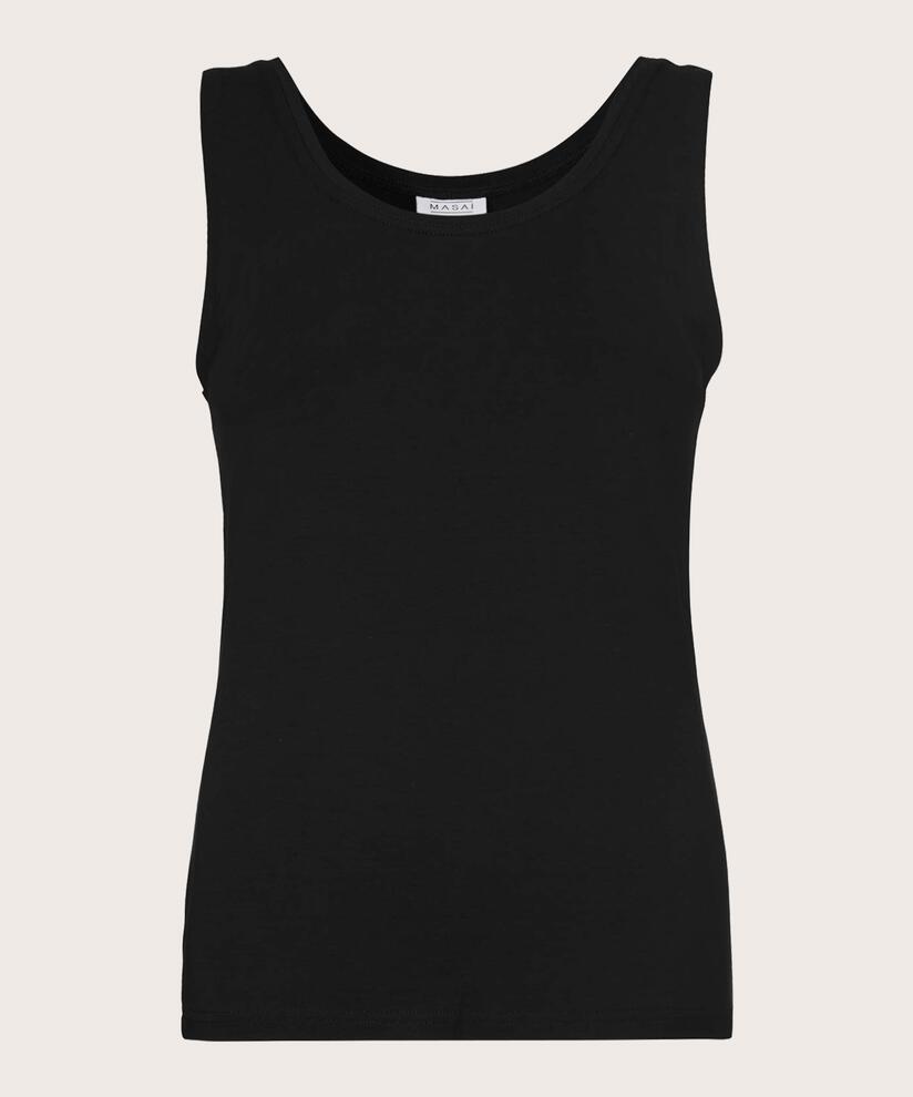 weiches Jersey-Tanktop, Black