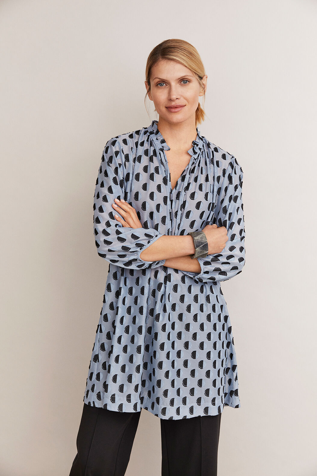 GIVA TUNIKA, Faded Denim