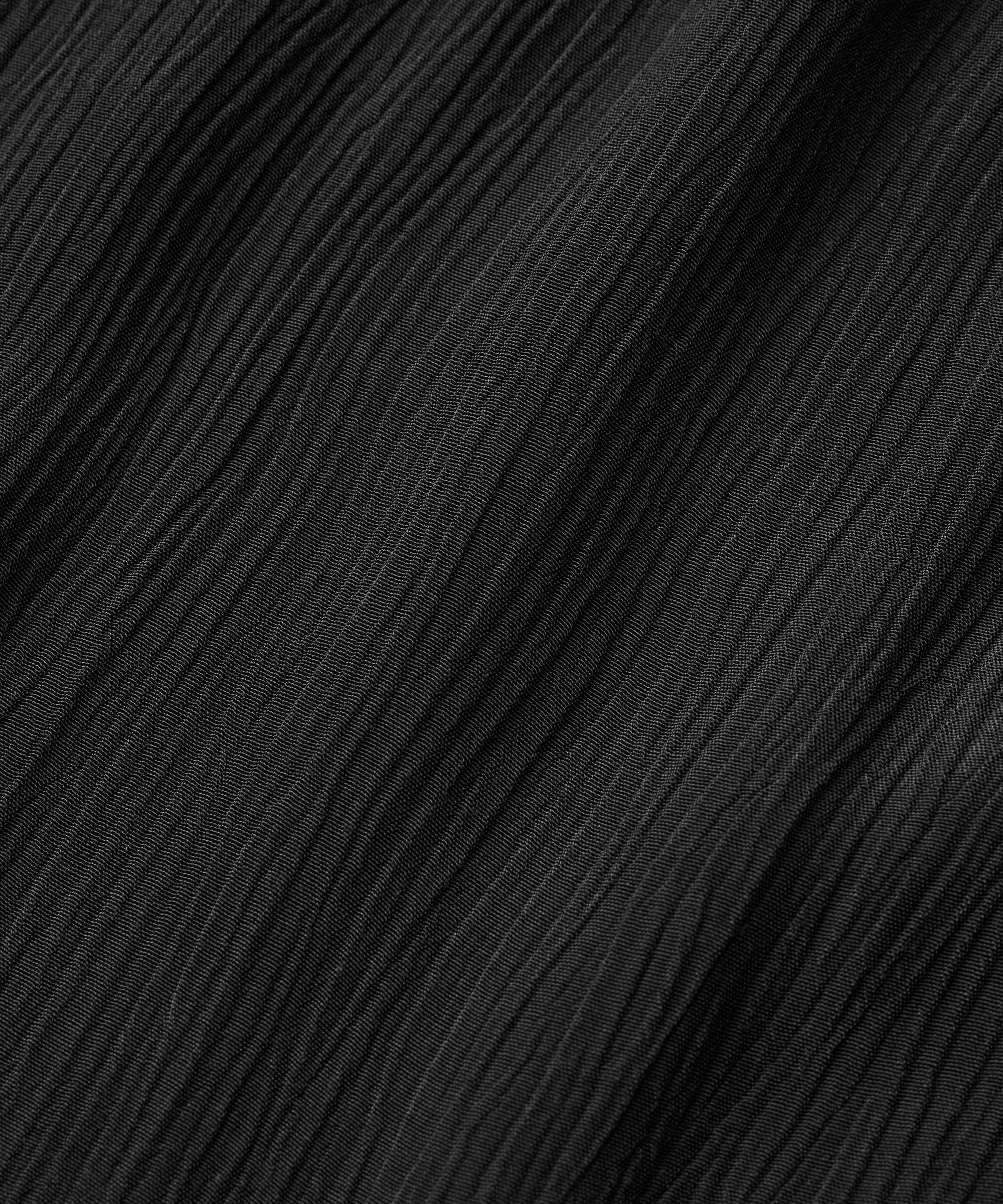 Viskoserock mit elastischem Bund, Black